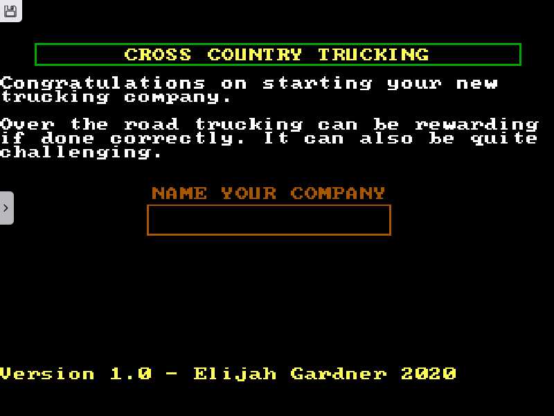 Cross Country Trucking